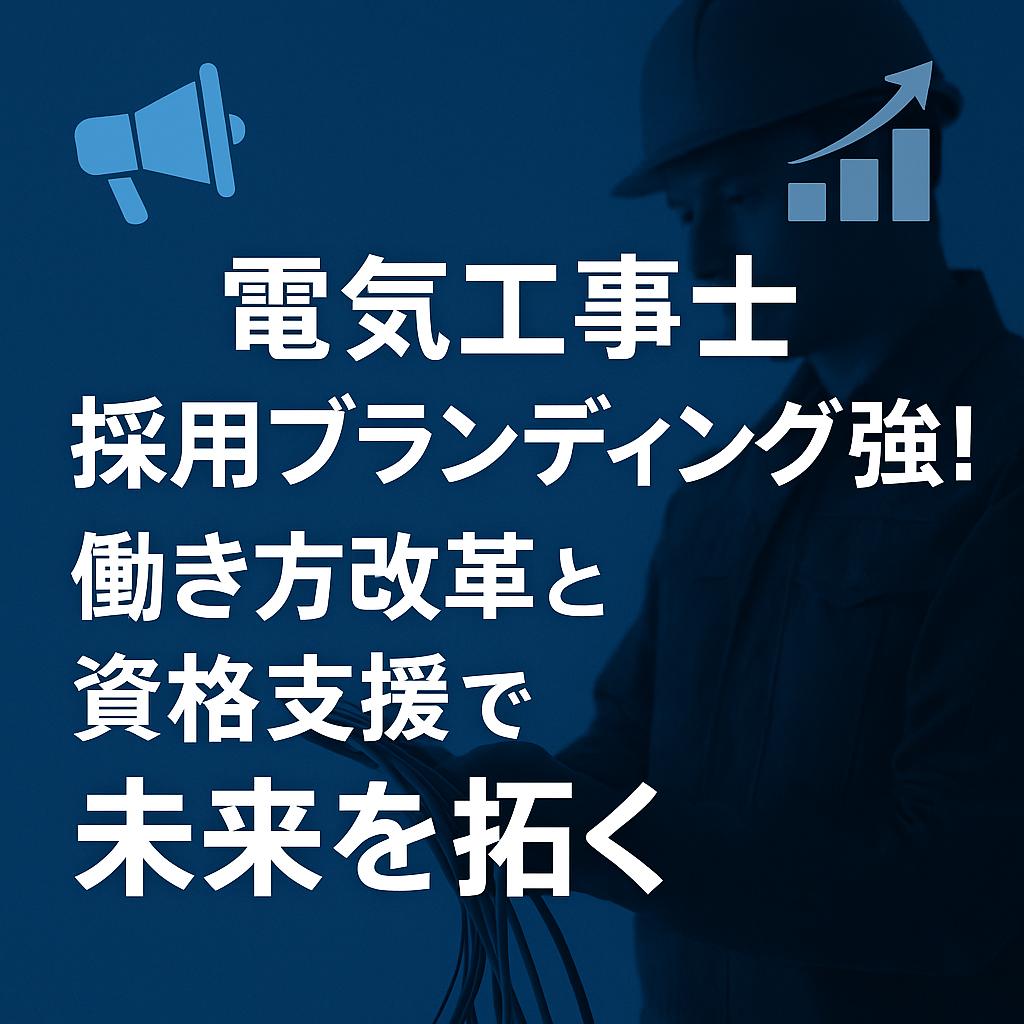 採用ブランディング強化！働き方改革と資格支援で未来を拓く