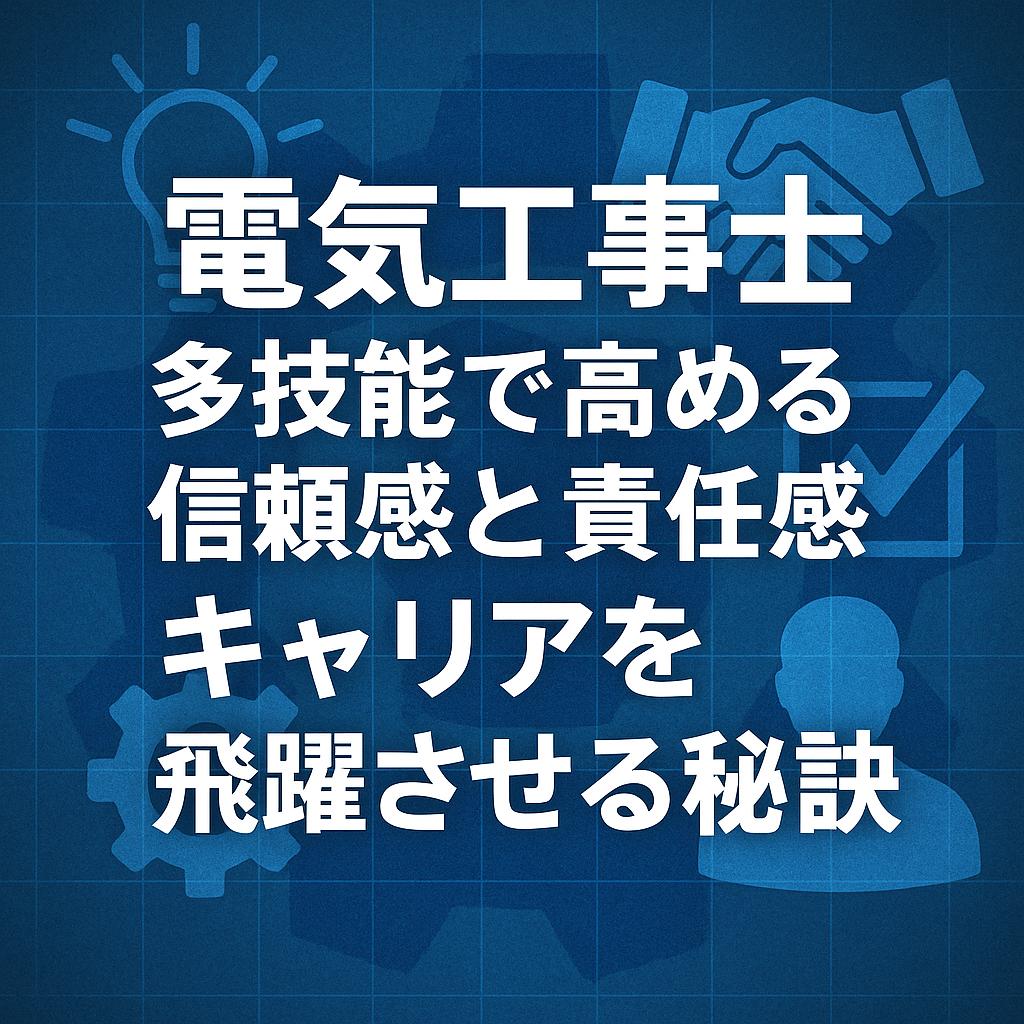 多技能で高める信頼感と責任感：キャリアを飛躍させる秘訣