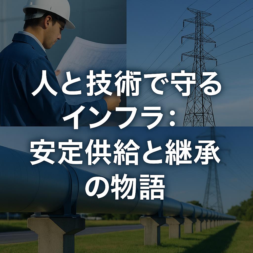 人と技術で守るインフラ：安定供給と継承の物語
