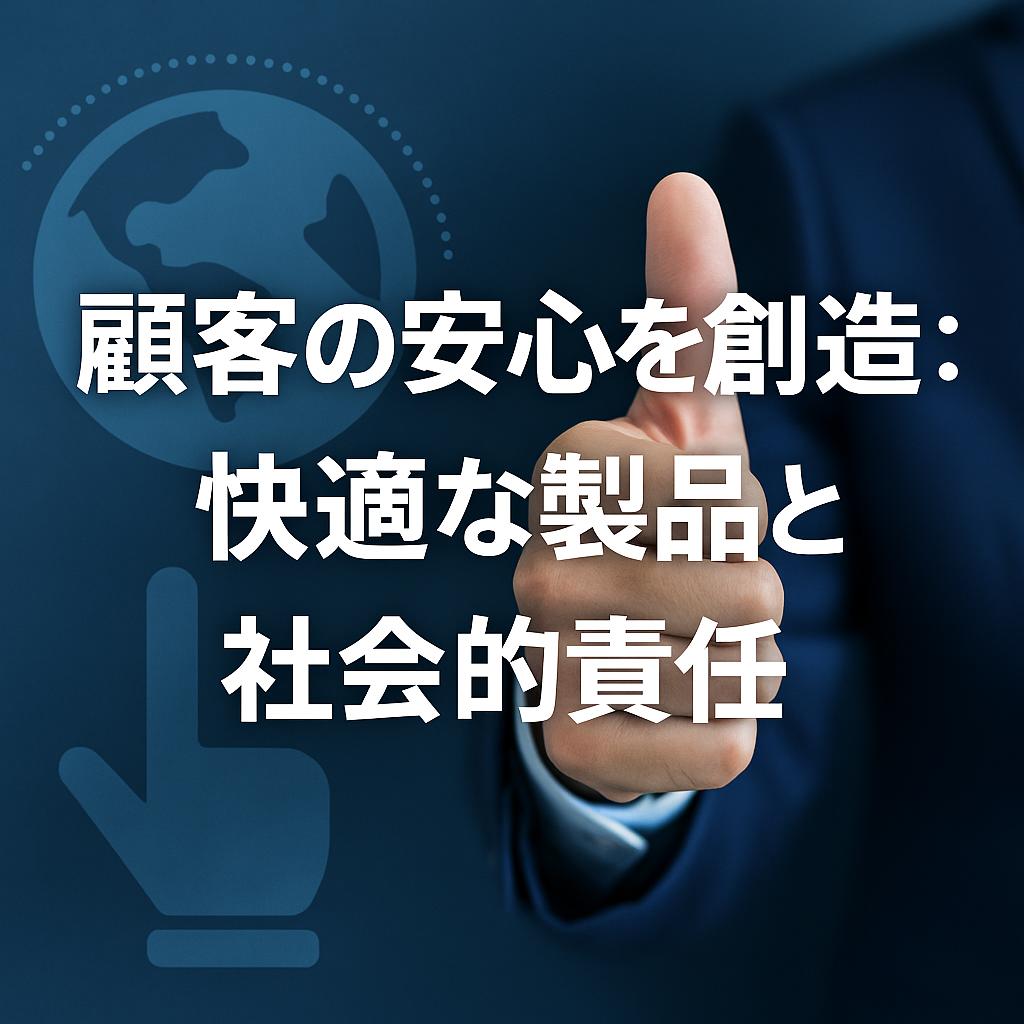 顧客の安心を創造：快適な製品と社会的責任