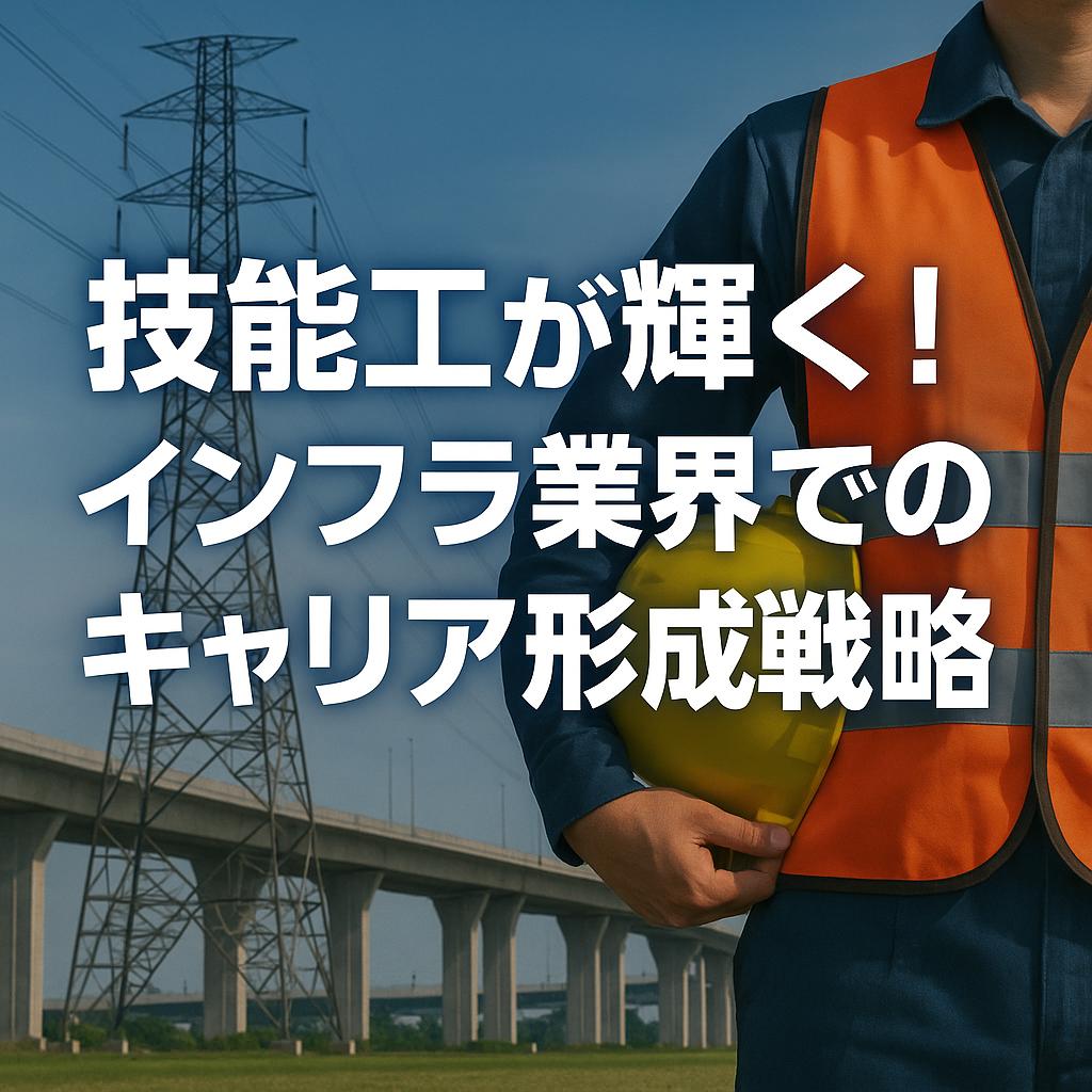 技能工が輝く！インフラ業界でのキャリア形成戦略