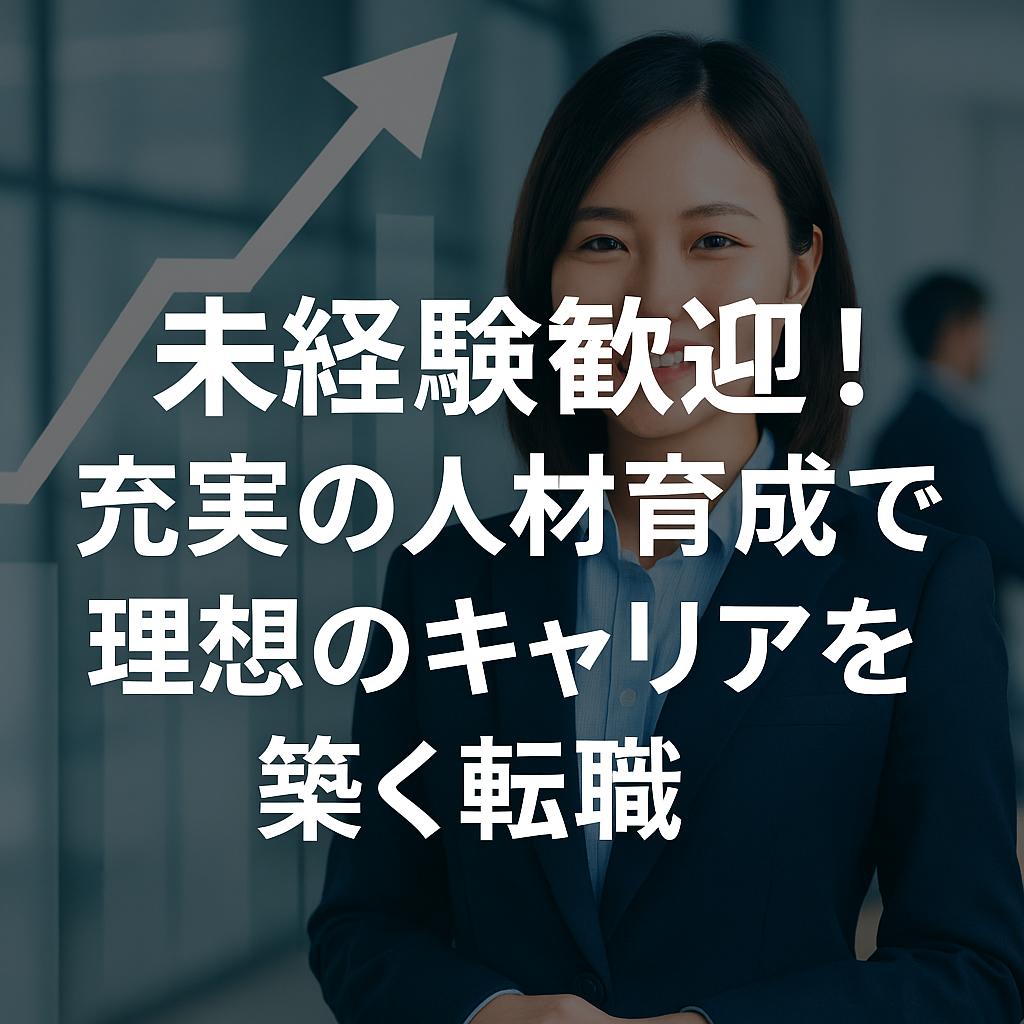 未経験歓迎！充実の人材育成で理想のキャリアを築く転職