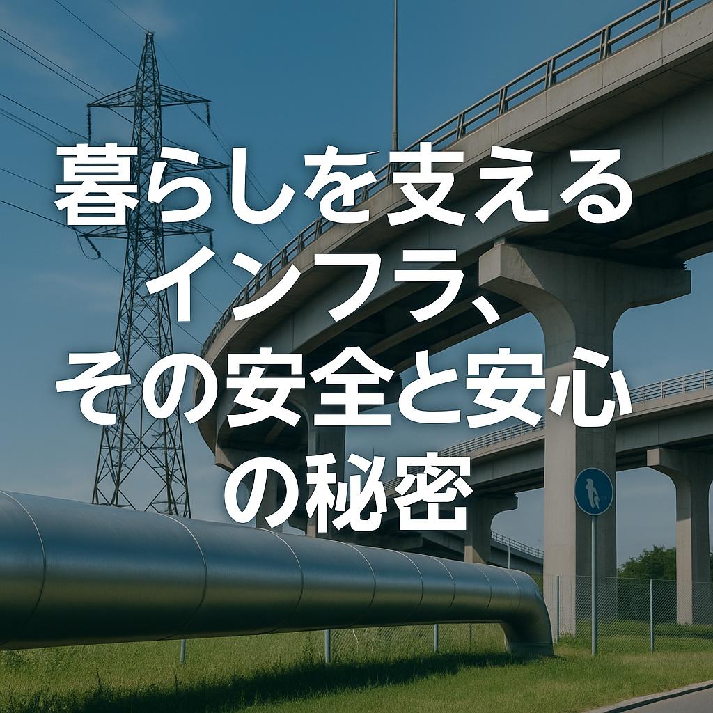 暮らしを支えるインフラ、その安全と安心の秘密