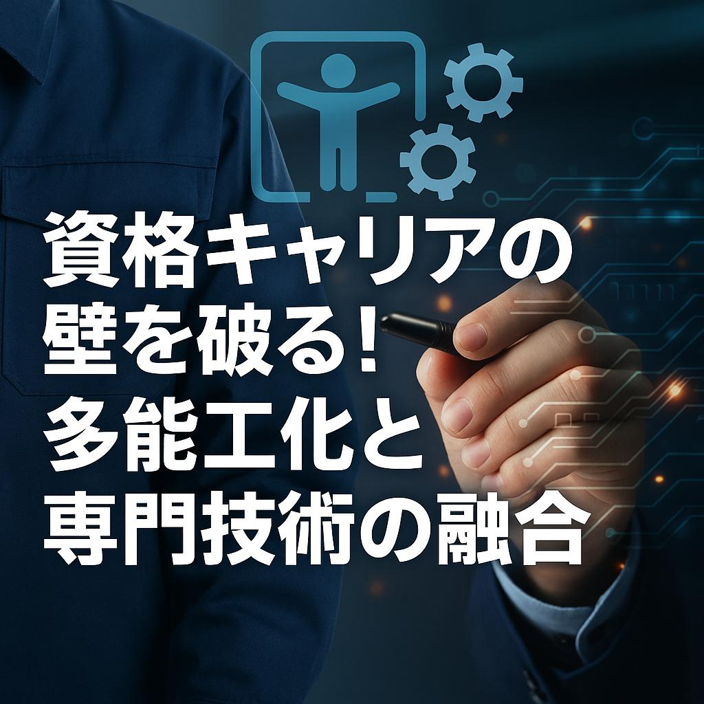 資格キャリアの壁を破る！多能工化と専門技術の融合