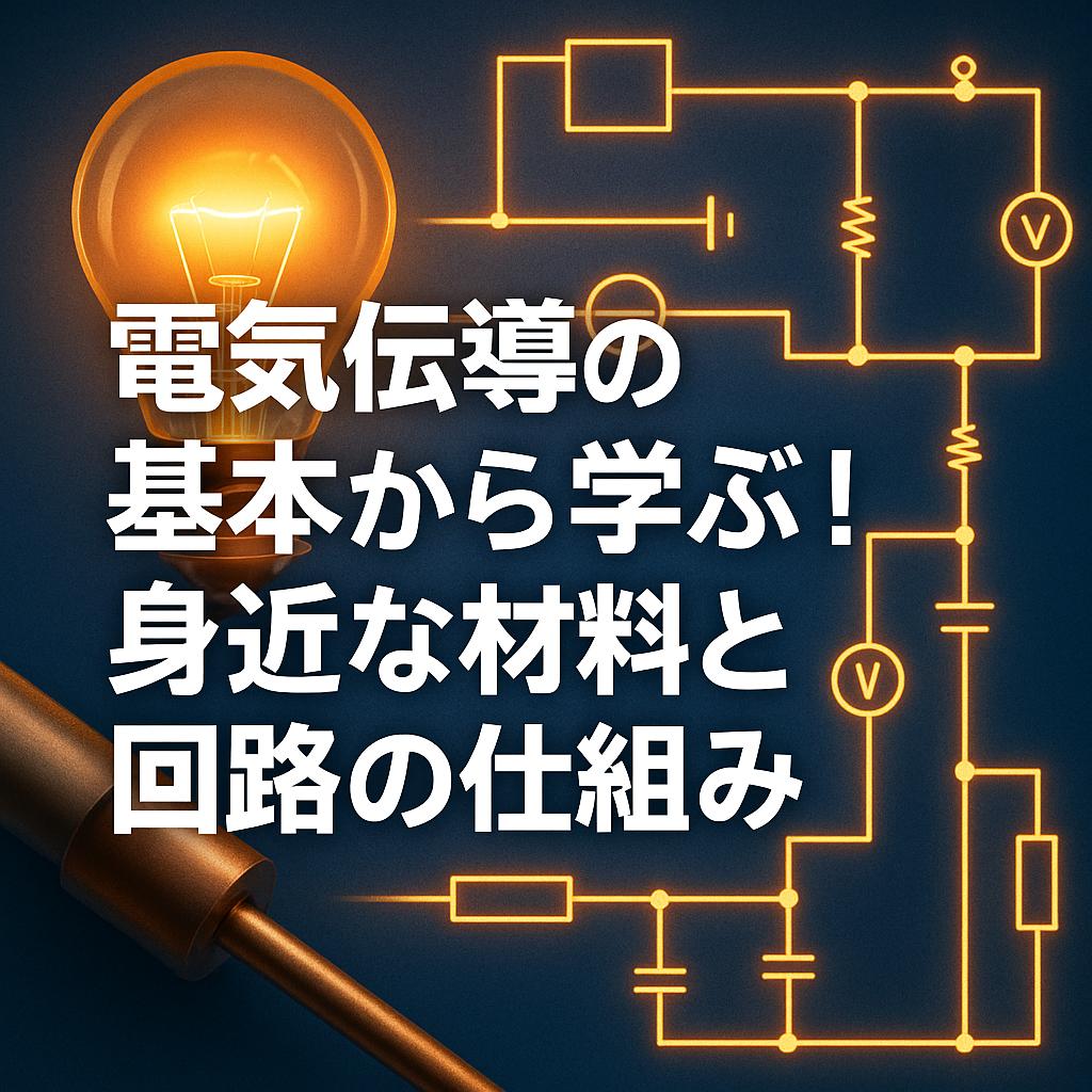 電気伝導の基本から学ぶ！身近な材料と回路の仕組み