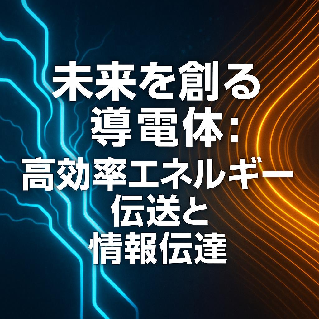 未来を創る導電体：高効率エネルギー伝送と情報伝達
