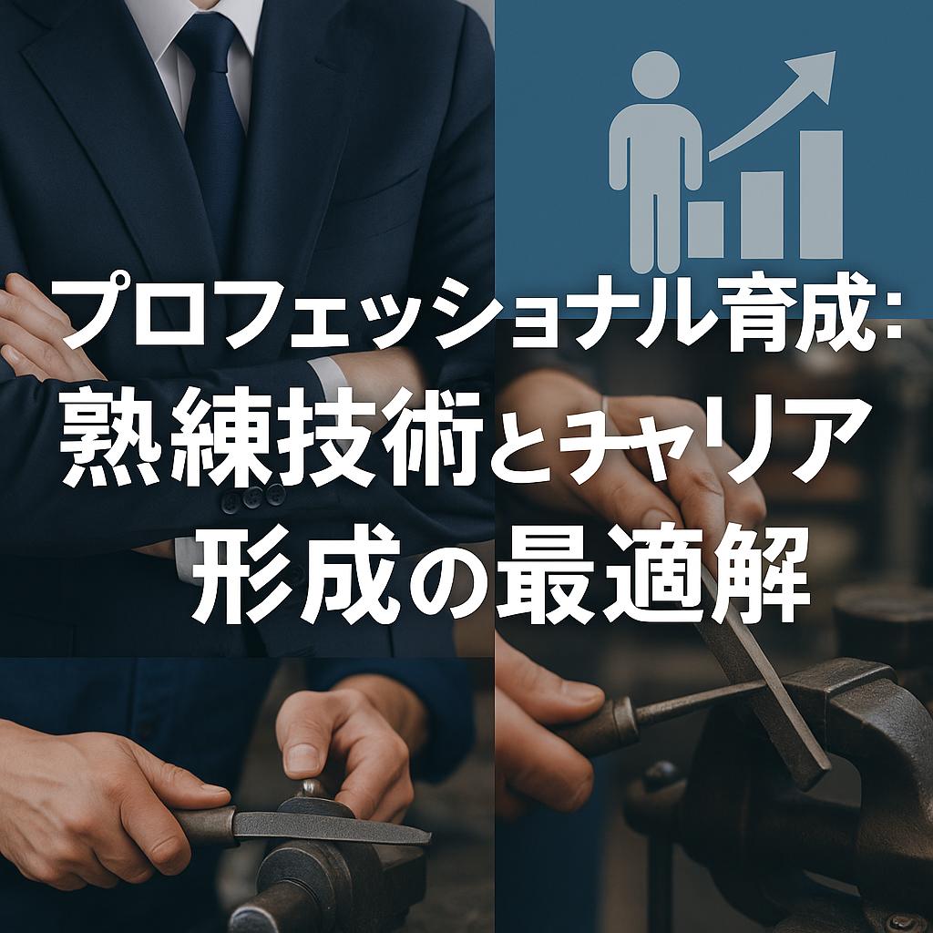 プロフェッショナル育成:熟練技術とキャリア形成の最適解