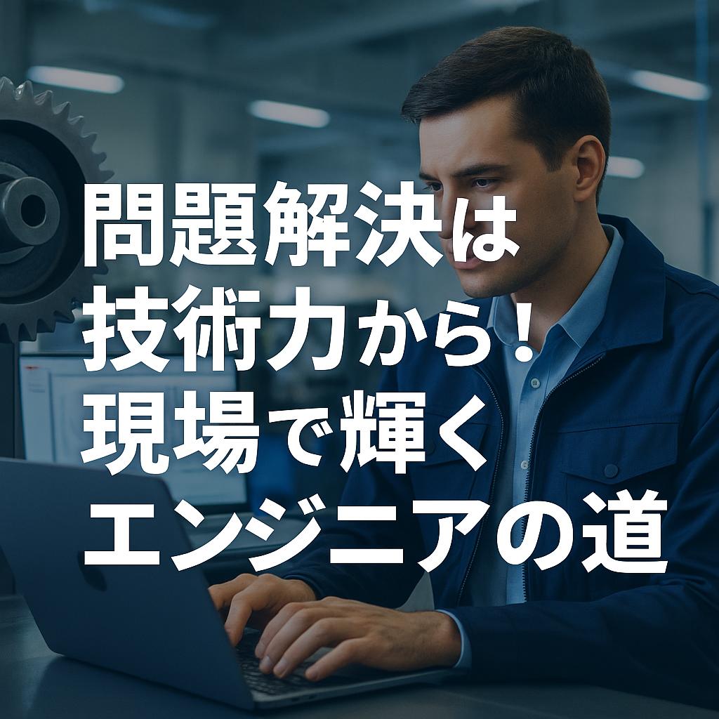 問題解決は技術力から！現場で輝くエンジニアの道