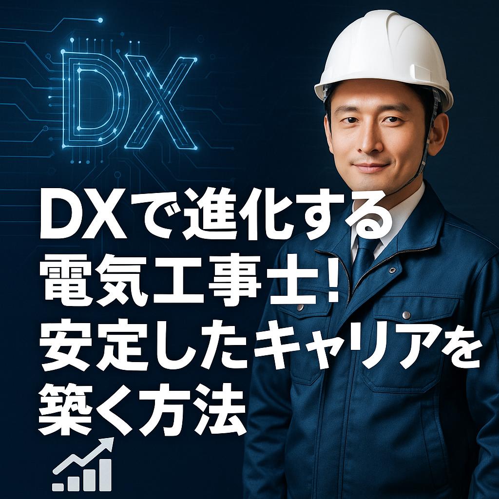 DXで進化する電気工事士！安定したキャリアを築く方法