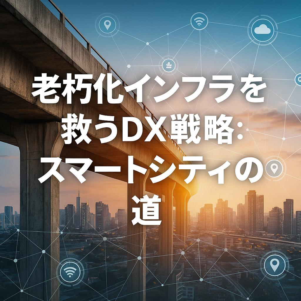 老朽化インフラを救うDX戦略：スマートシティへの道