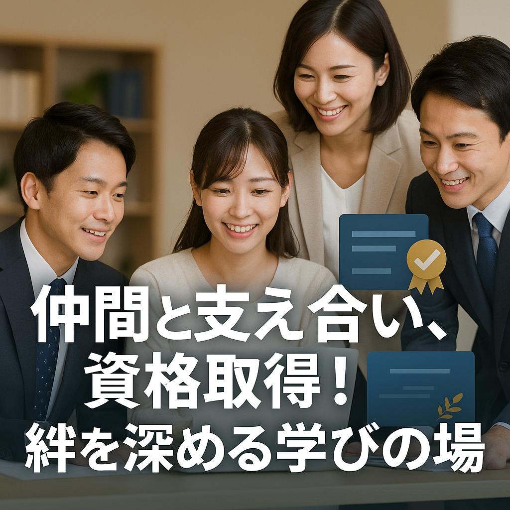 仲間と支え合い、資格取得！絆を深める学びの場