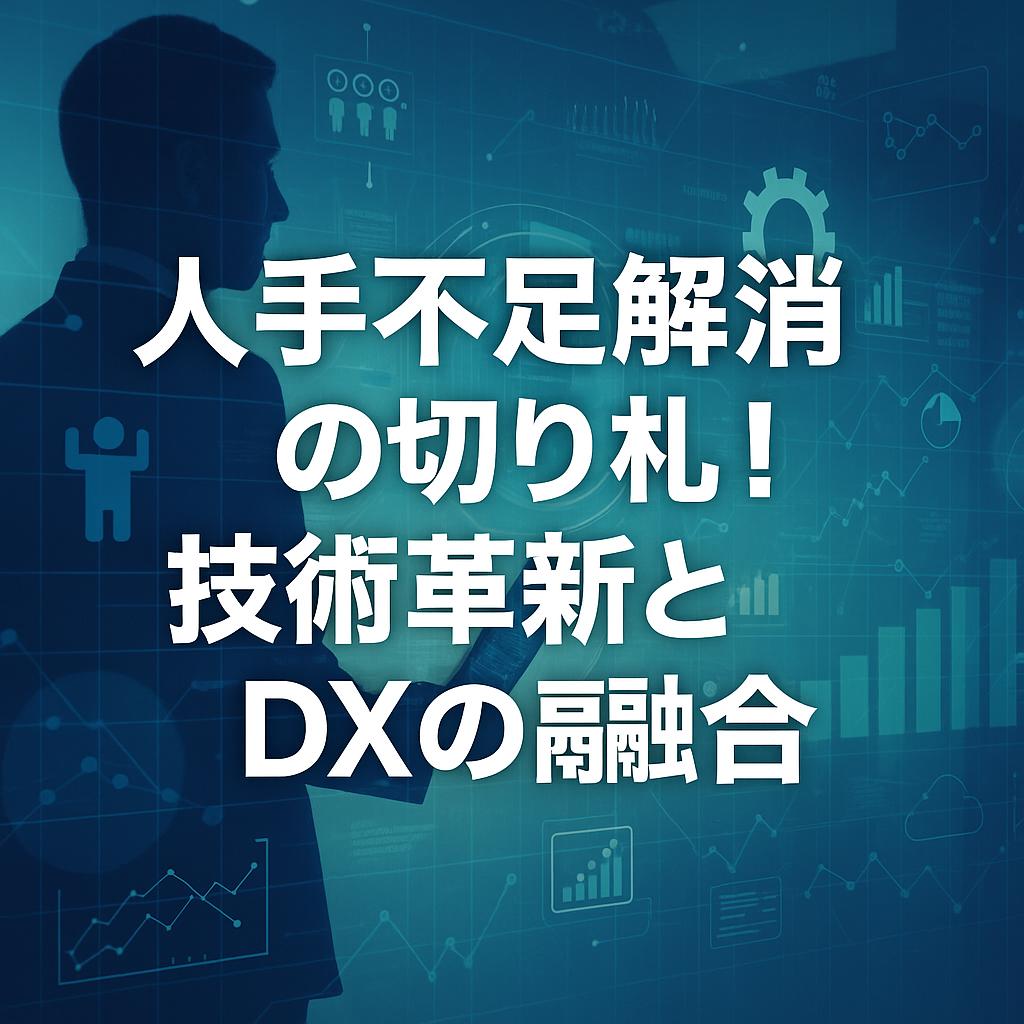 人手不足解消の切り札！技術革新とDXの融合