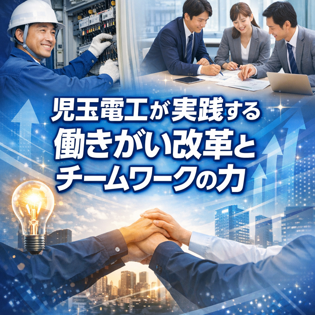 児玉電工が実践する働きがい改革とチームワークの力