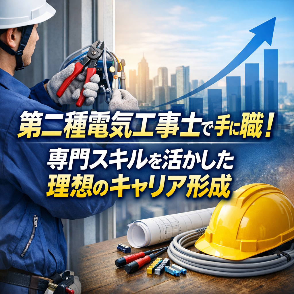 第二種電気工事士で手に職!専門スキルを活かした理想のキャリア形成