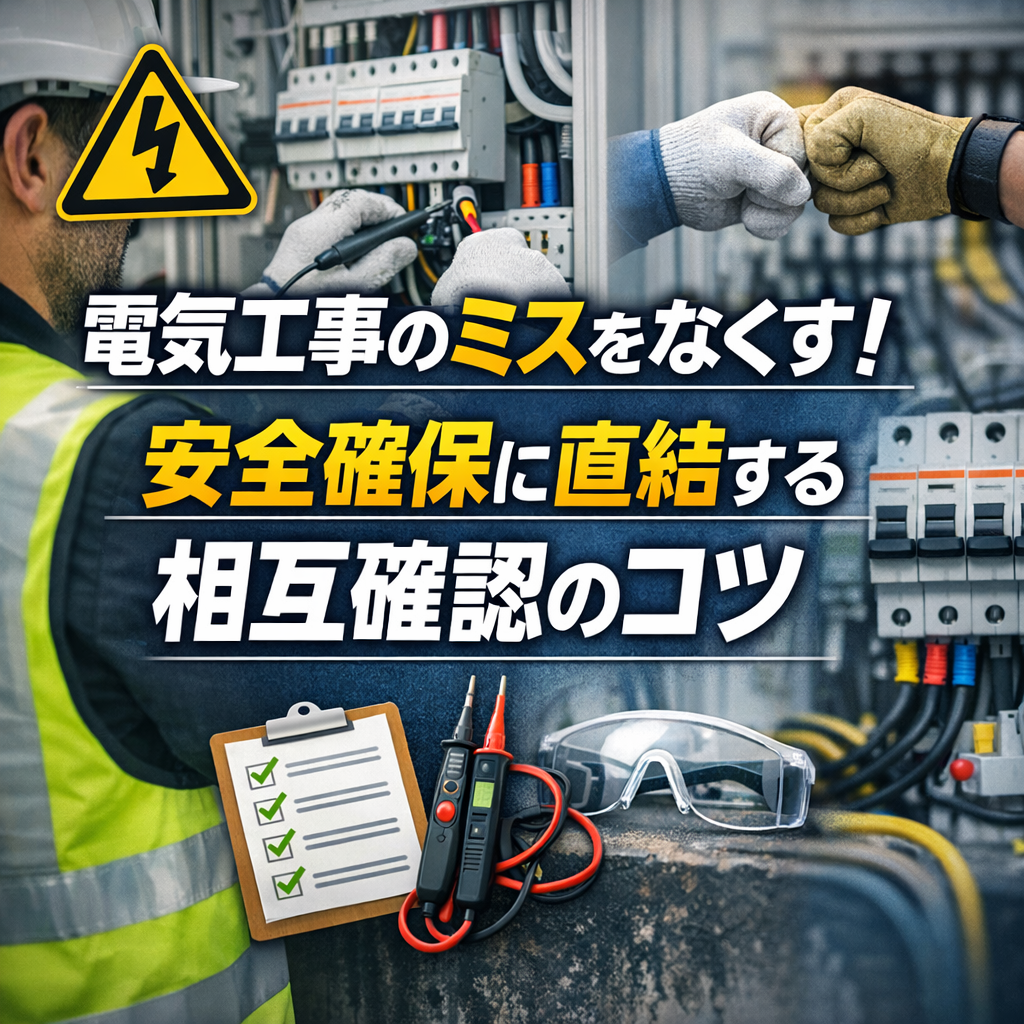 電気工事のミスをなくす！安全確保に直結する相互確認のコツ
