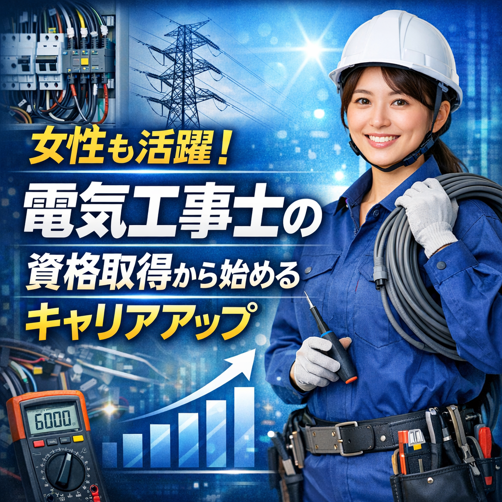 女性も活躍！電気工事士の資格取得から始めるキャリアアップ