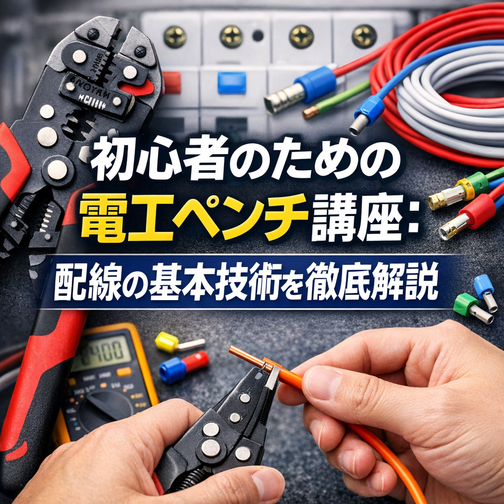 初心者のための電工ペンチ講座：配線の基本技術を徹底解説